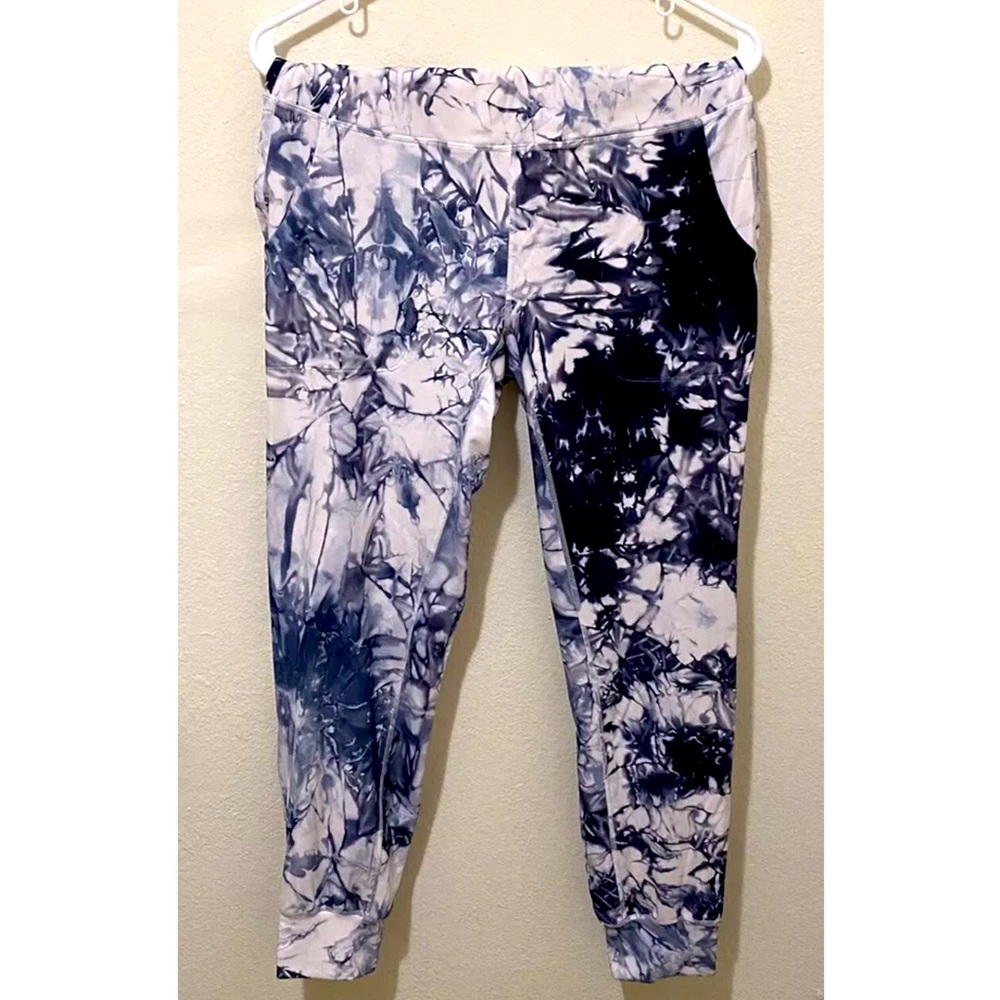 Stylish Blue Tie-Dye Women's Pants